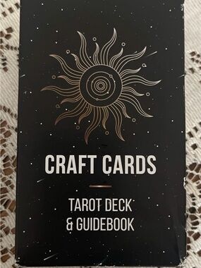 Craft Cards Black and Gold Tarot Deck & Guidebook